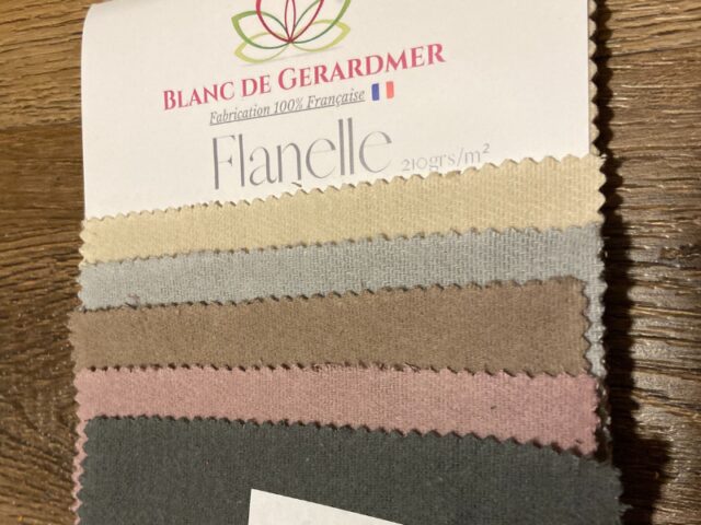 Blanc de Gerardmer - Echantillon Flanelle de coton