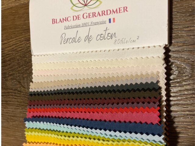Blanc de Gerardmer - Echantillon Percale de coton