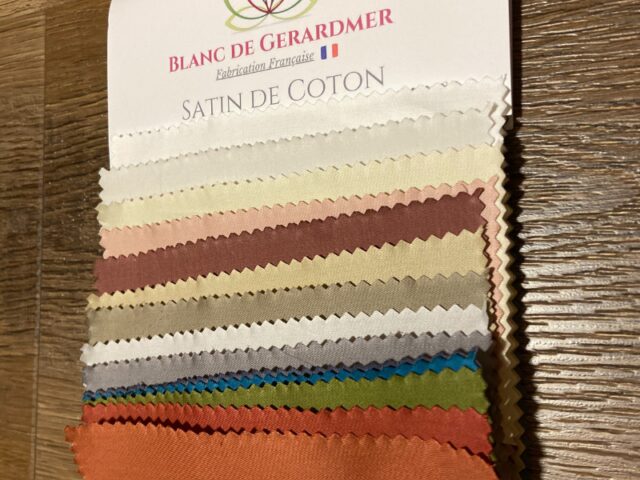 Blanc de Gerardmer - Echantillon Satin de Coton