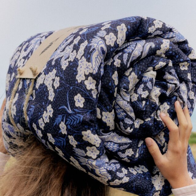 Embrin - Courtepointe en Lin - Jardin Zen