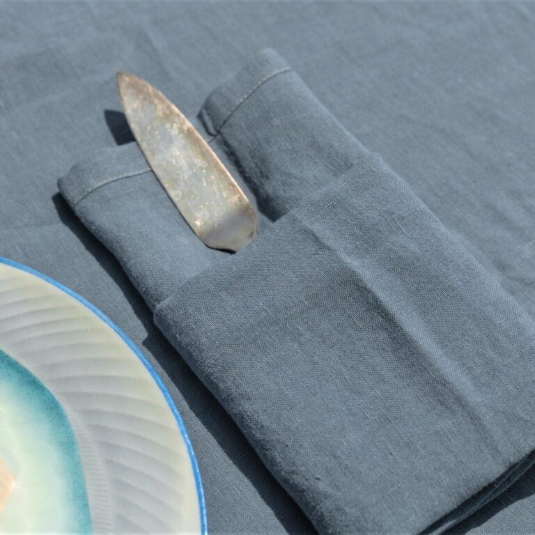 Embrin - Nappe en lin - Ardoise