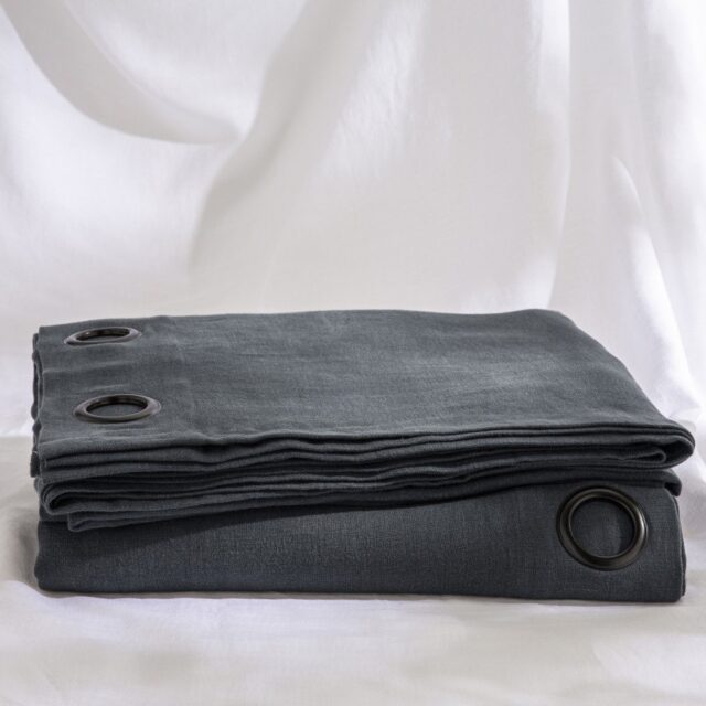 Embrin - Rideau en lin - Gris