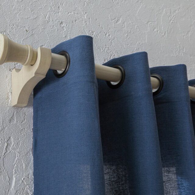 Embrin - Rideau en lin - Bleu