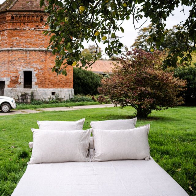 Embrin - Taie d'Oreiller en Lin - Naturel