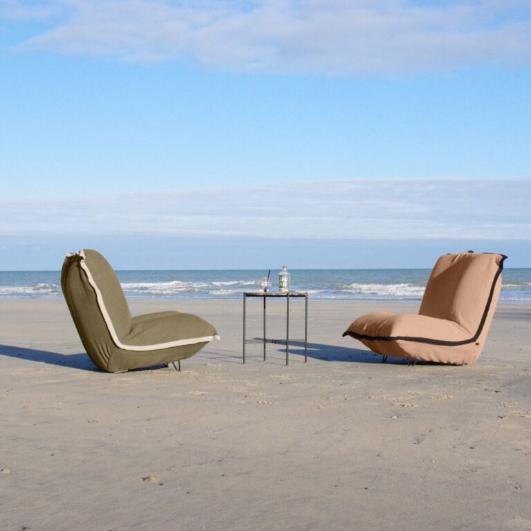 Embrin - Fauteuil en Lin - Cannelle
