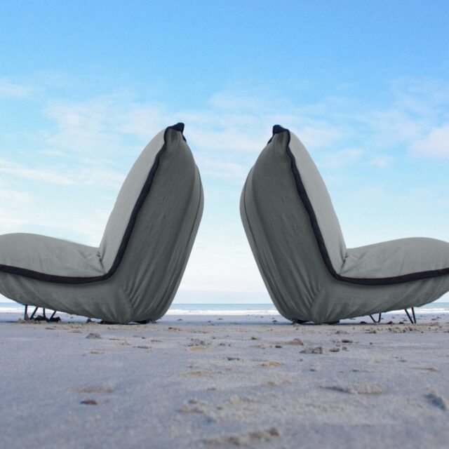 Embrin - Fauteuil en Lin - Gris