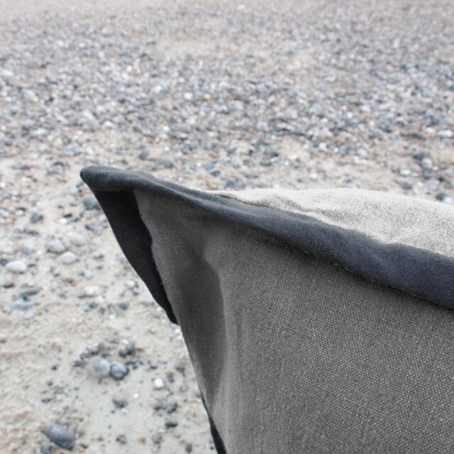 Embrin - Fauteuil en Lin - Gris