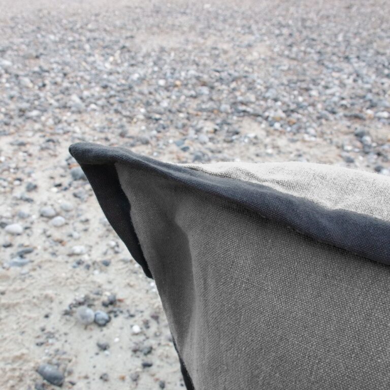 Embrin - Fauteuil en Lin - Gris