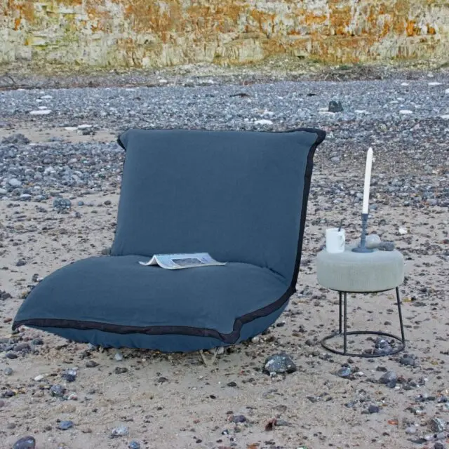 EMBRIN - Fauteuil en Lin – Marine