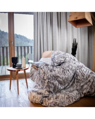 Blanc de Gérardmer - Housse de couette en Percale imprimée Gravure