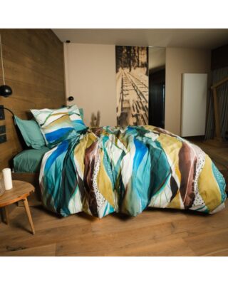 Blanc de Gérardmer - Housse de couette en Percale imprimée Mirage