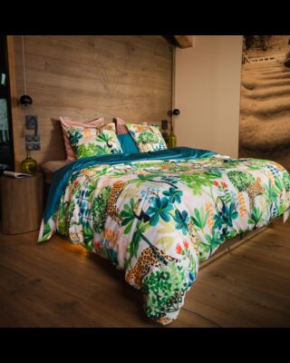 Blanc de Gérardmer - Housse de couette en Percale imprimée Sauvage
