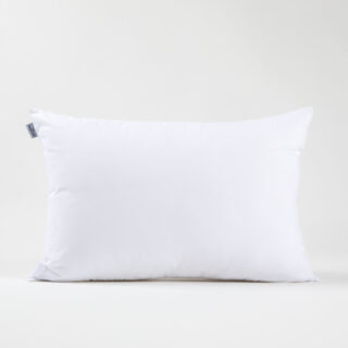 DEJORINE - Housse de coussin unie en Coton – Blanc