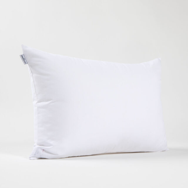 Dejorine - Housse de coussin unie en Coton - Blanc