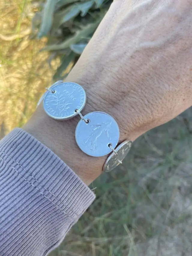 Bracelet Révolution 1 Franc par la marque Le P’tit Franc Le P’tit Franc - Bracelet Révolution 1 Franc