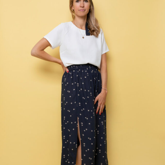 April et C - Jupe Mélanie - Night blue