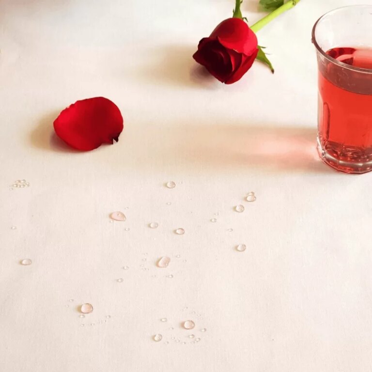 Fleur de Soleil - Nappe blanche enduite