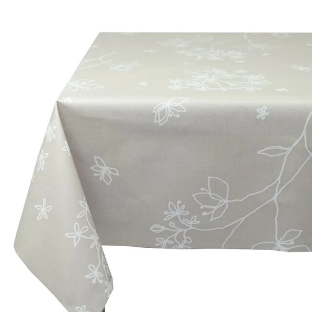 Fleur de Soleil - Nappe enduite Astrance beige