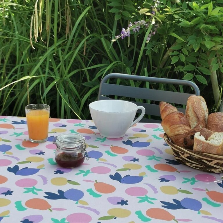 Fleur de Soleil - Nappe enduite Fruits vitaminés