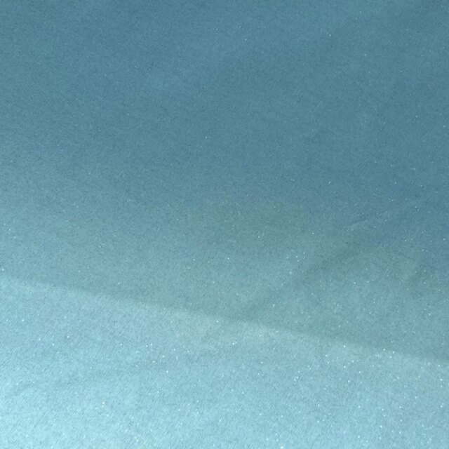 Fleur de Soleil - Nappe enduite Pailletée Turquoise Pastel