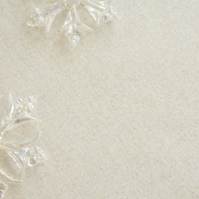 Fleur de Soleil - Nappe enduite Paillettes dorées