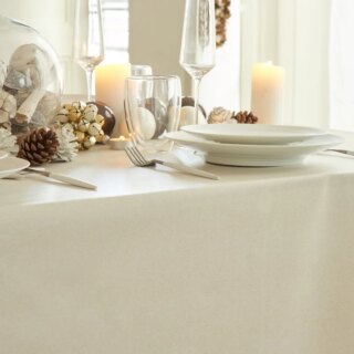 Nappe enduite Paillettes dorées par la marque Fleur de Soleil Fleur de Soleil - Nappe enduite Paillettes dorées