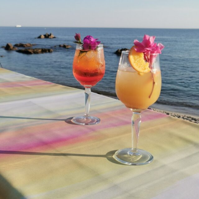 Fleur de Soleil - Nappe enduite ronde ou ovale Aquarelle jaune