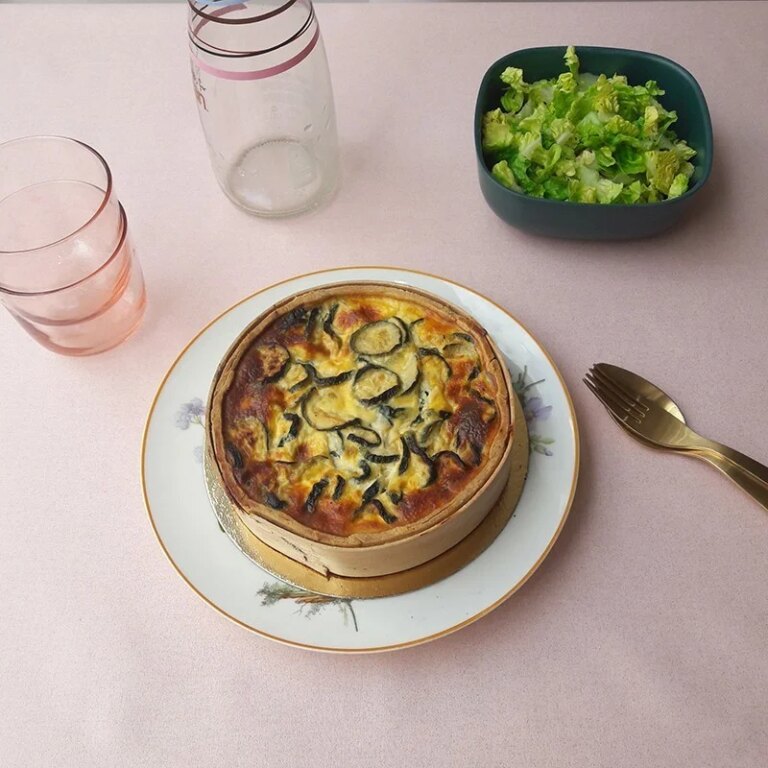 Fleur de Soleil - Nappe enduite ronde ou ovale Pailletée rose poudré