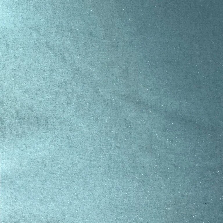 Fleur de Soleil - Nappe enduite ronde ou ovale Pailletée Turquoise Pastel