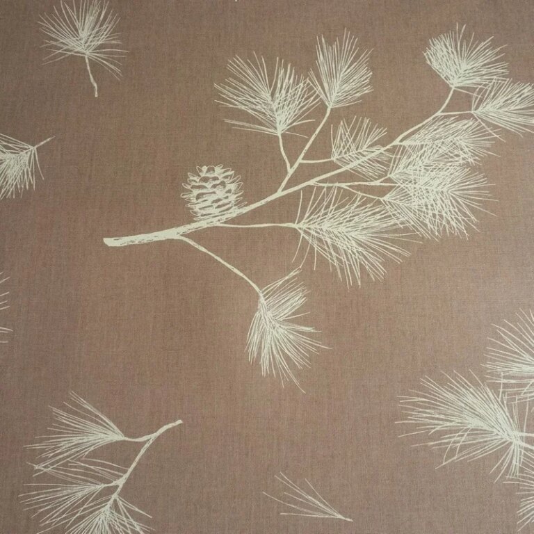 Fleur de Soleil - Nappe enduite ronde ou ovale Pin Beige