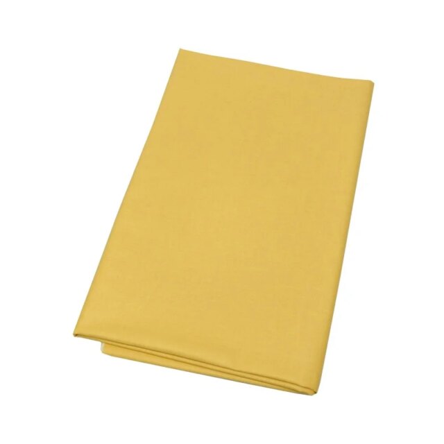 Fleur de Soleil - Nappe jaune curry enduite