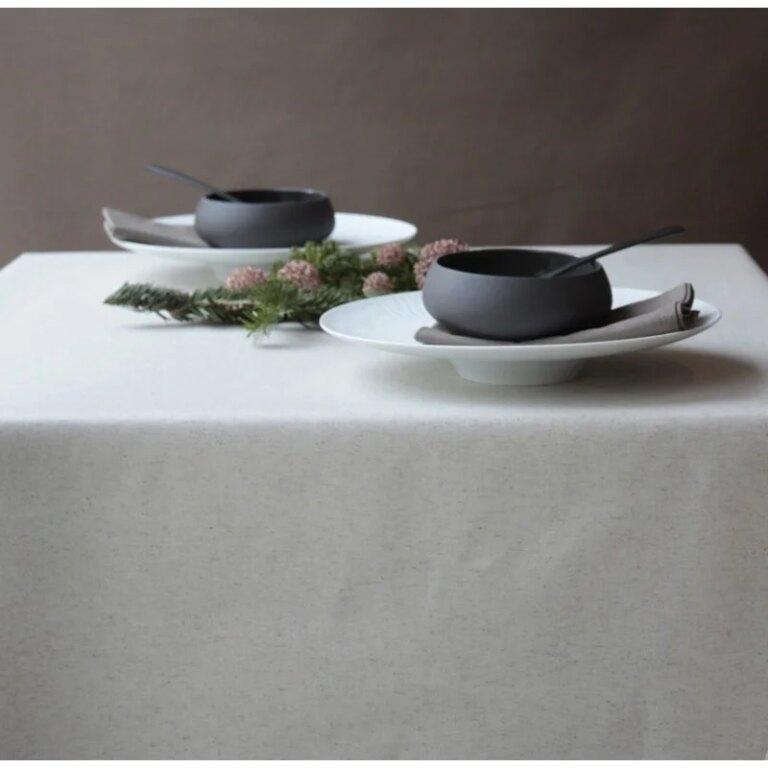 Fleur de Soleil - Nappe lin/coton enduite