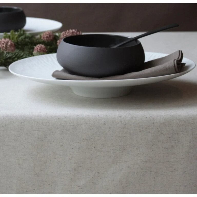 Fleur de Soleil - Nappe lin/coton enduite