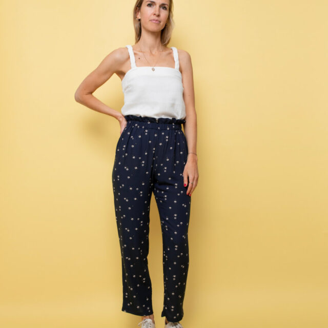 April et C - Pantalon Cléa - Night blue