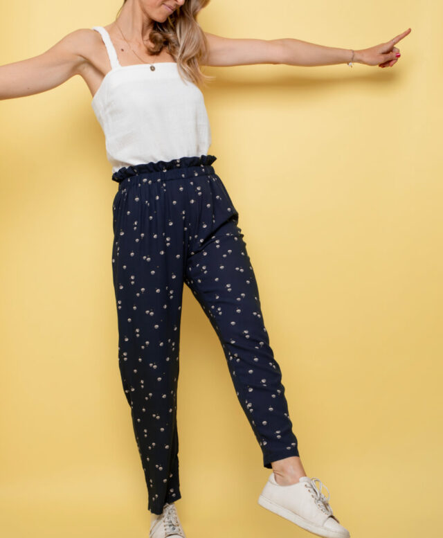 April et C - Pantalon Cléa - Night blue