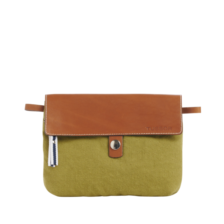 TUSSOR - Pochette Compagnon Olive
