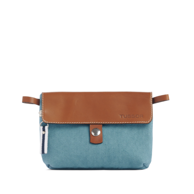 TUSSOR - Pochette Mobile Bleu français