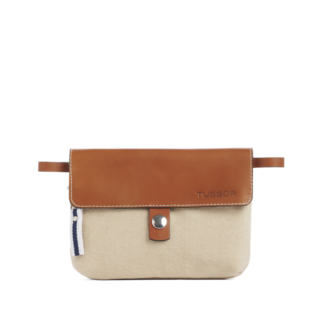 TUSSOR - Pochette Mobile Grège