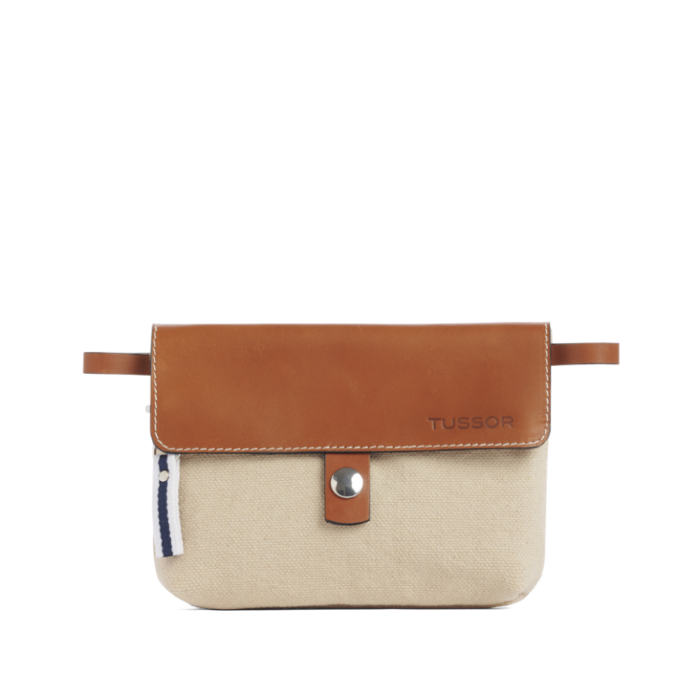 TUSSOR - Pochette Mobile Grège