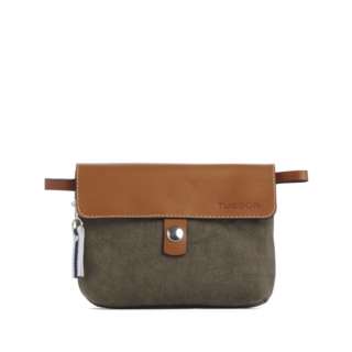 TUSSOR - Pochette Mobile Kaki