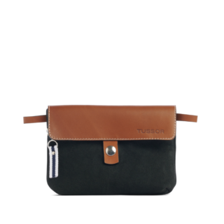 TUSSOR - Pochette Mobile Noire