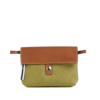 TUSSOR - Pochette Mobile Olive