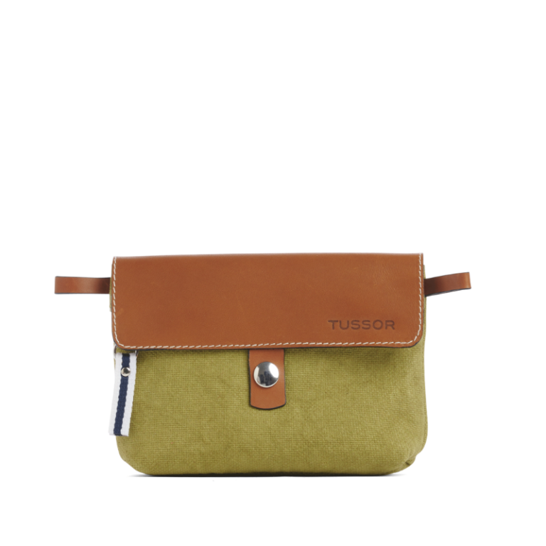 TUSSOR - Pochette Mobile Olive