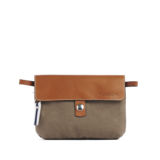 TUSSOR - Pochette Mobile Taupe