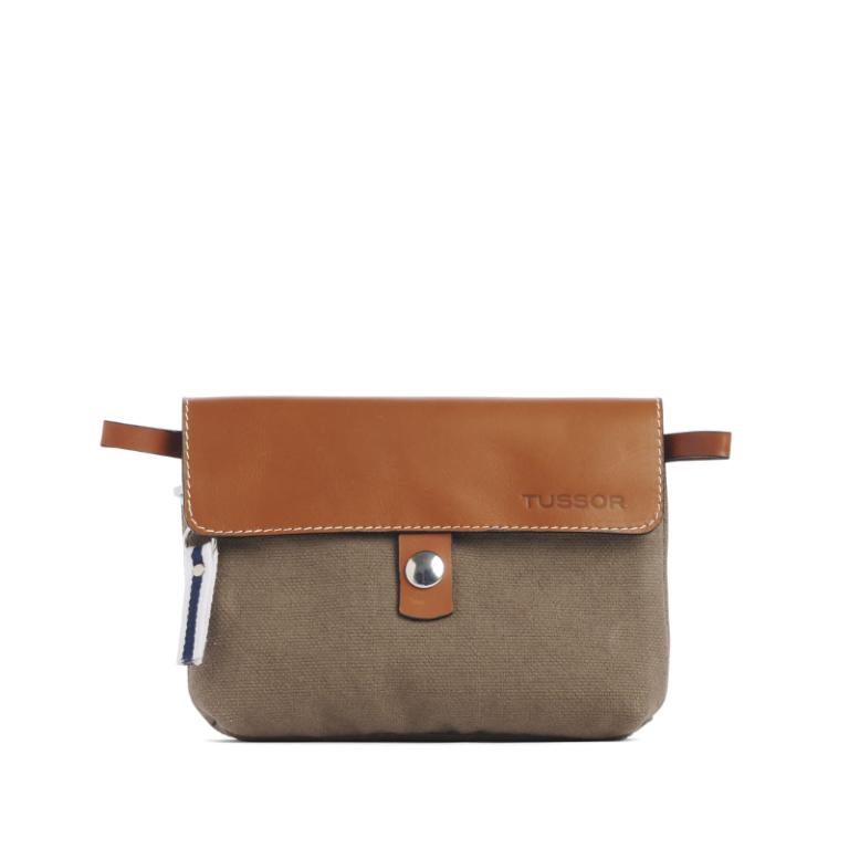 TUSSOR - Pochette Mobile Taupe