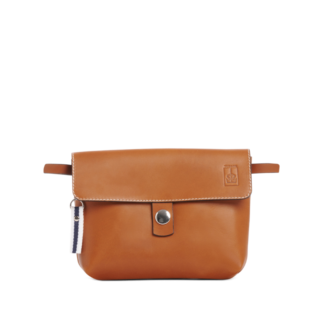 TUSSOR - Pochette Mobile Cuir gold