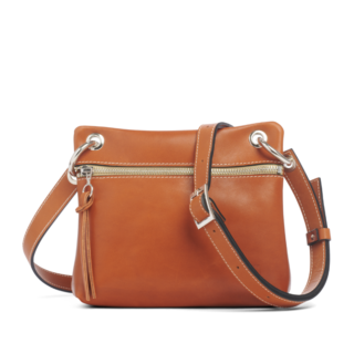 Yole gold, Sangle cuir & Mousquetons par la marque TUSSOR TUSSOR - Yole gold, Sangle cuir & Mousquetons