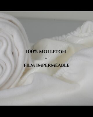 Blanc de Gérardmer - Protège Matelas 100% molleton + film imperméable