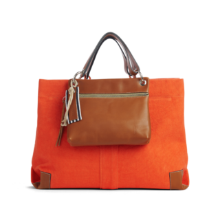 TUSSOR - Working Corail & Yole cuir gold