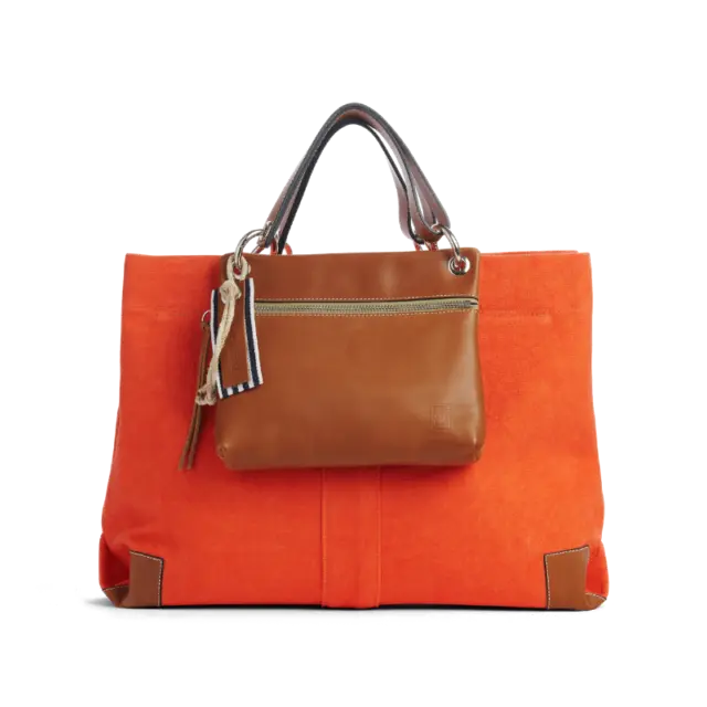 Working Corail & Yole cuir gold par la marque TUSSOR TUSSOR - Working Corail & Yole cuir gold